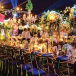 Elegant wedding reception Flora Farms Mango Grove