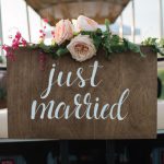 just married golf cart sign